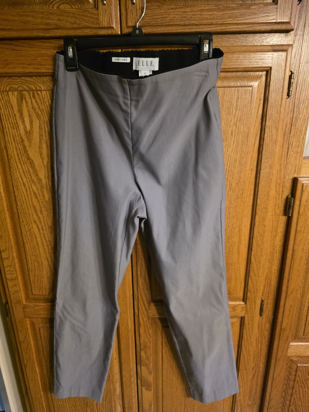 ELLE Gray Straight-Leg Women’s Pants
